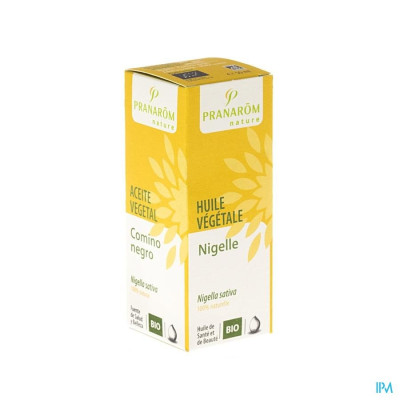 Nigelle Huile Végétale BIO Pranarôm - 50 ml Nigella sativa - Aide à renforcer les défenses naturelles de l?organisme. Favorise l