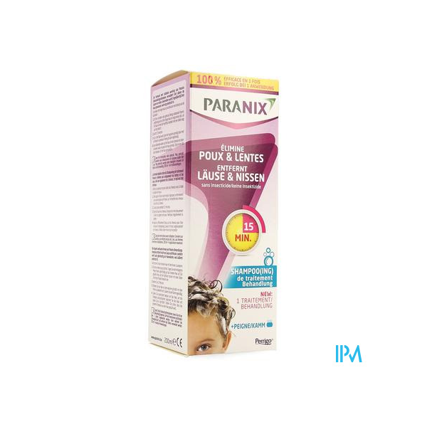 PARANIX SHAMPOOING TRAITANT 200ML + PEIGNE