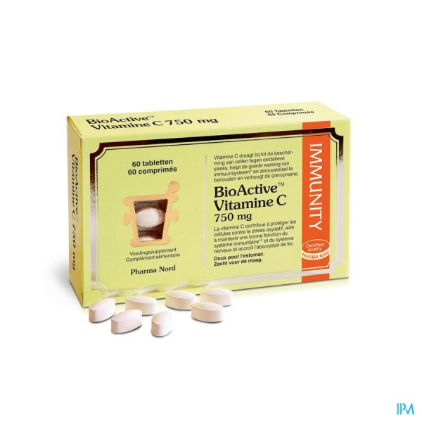 BIOACTIVE Vitamine C 750mg 60comp.