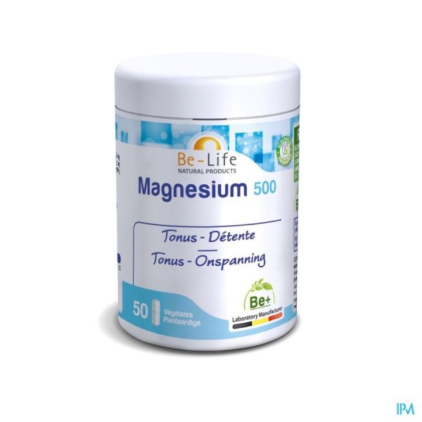 Magnesium 500 - 60 gélules - Be-Life (Biolife)
