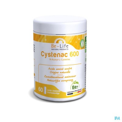 CYSTENAC 600  - 60 gélules - Be-Life (Biolife)