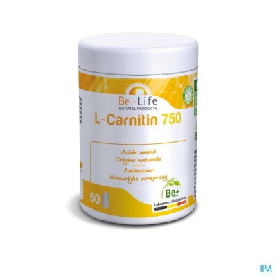 L-CARNITIN (carnitine) 750 - 60 gélules - Be-Life (Biolife)