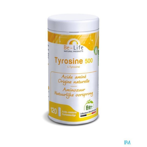 TYROSINE 500 - 120 gélules - Be-Life (Biolife)