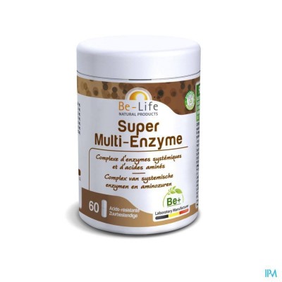 SUPER MULTI-ENZYME  NEW - 60 gélules - Be-Life (Biolife)