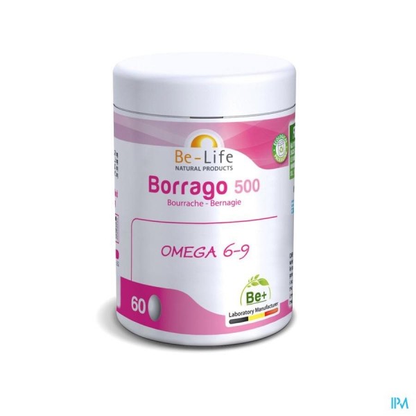 BE-LIFE Borrago 500 Bio - 60 gel