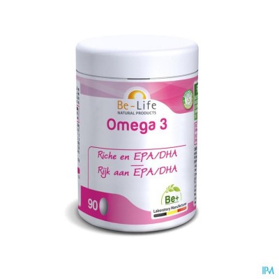 BE-LIFE Oméga 3 - complément naturel phytothérapie - cholestérol vision circulation