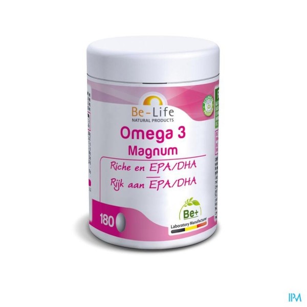 OMEGA 3 MAGNUM - 180 caps. - Be-Life (Biolife)