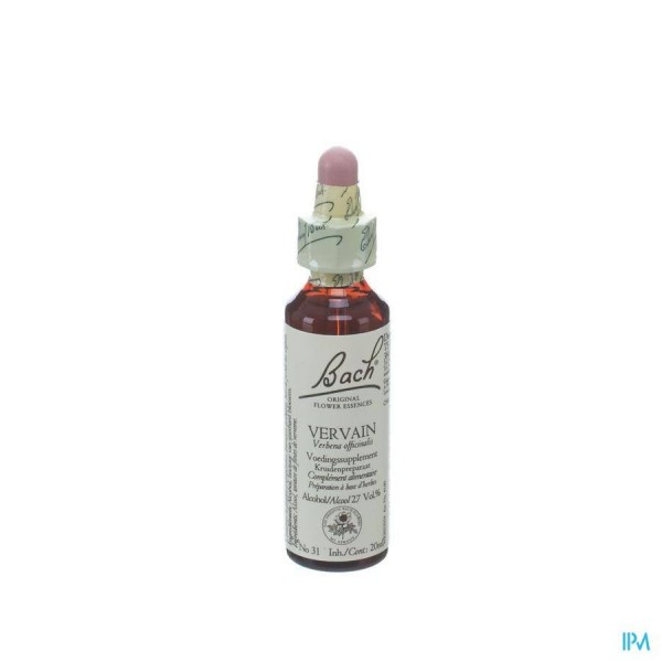 Bach Flower Remedie No 31 Verveine (Vervain  /  Ijzerhard)  - 20 ml