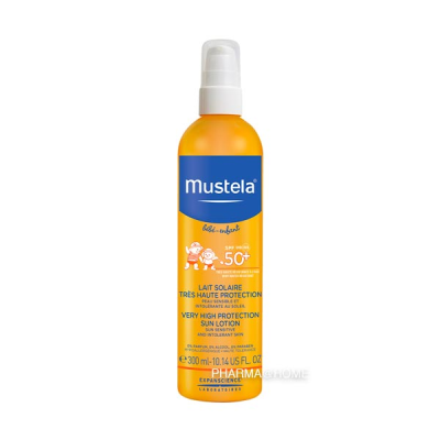 MUSTELA Bébé Lait Protection Solaire SPF50+ - 300 ml