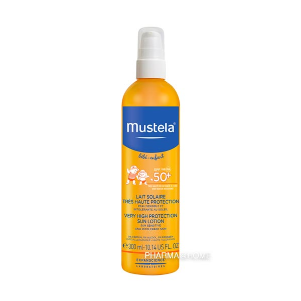 Mustela Bb Sol Lait Tres Haute Prot. 50+ Spr.300ml