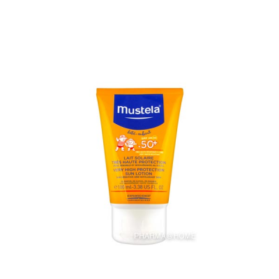 Mustela Bb Sl Lait Tres Haute Protection 50+ 100ml