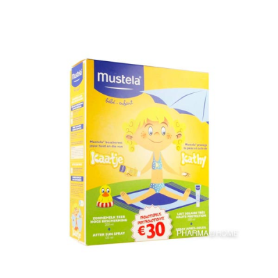 MUSTELA Bébé Coffret Kathy Protection Solaire SPF50+