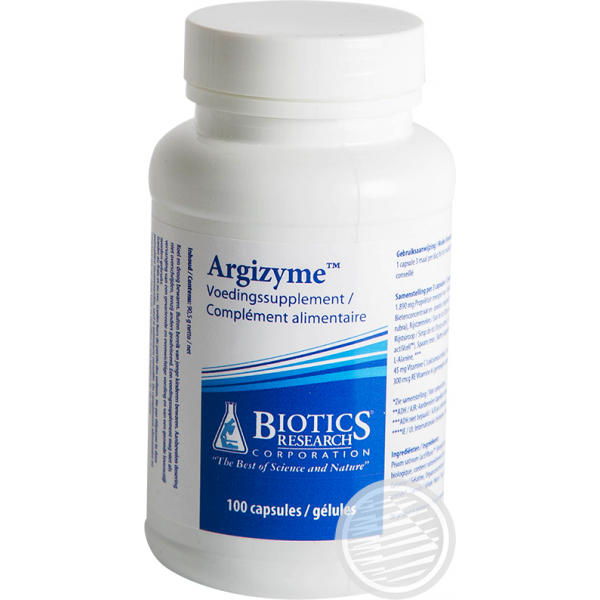 ARGIZYME (785mg) - 100 CAP/GÉL - ENERGETICA NATURA