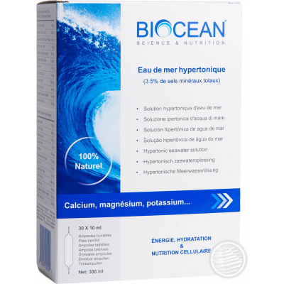 BIOCEAN HYPERTONIC- 30 AMP 10 ML new - ENERGETICA NATURA