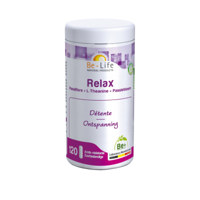 BE-LIFE Relax - complément naturel phytothérapie - passiflore l-theanine