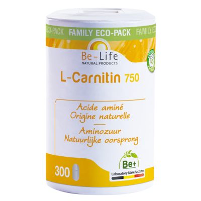 L-CARNITIN (carnitine) 750 - 300 gélules - Be-Life (Biolife)