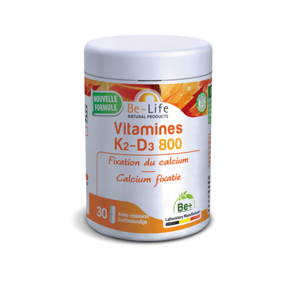 BE-LIFE Vitamines K2-D3 800 - 30 gel
