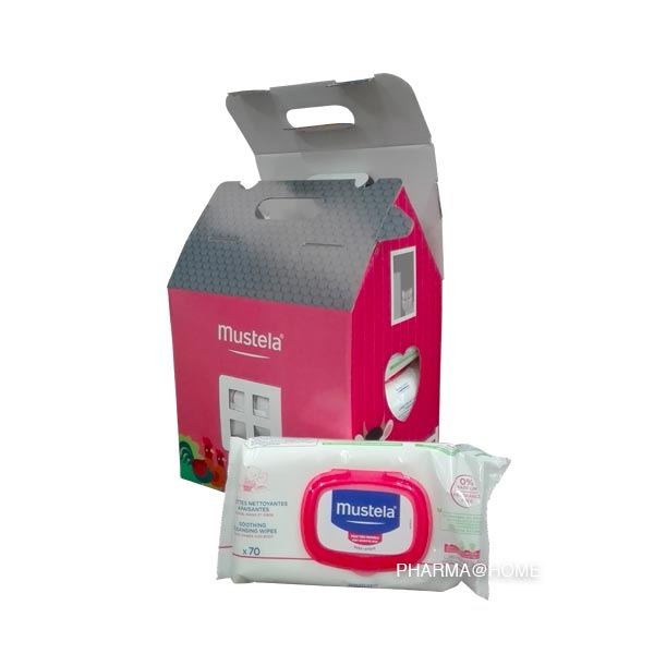 MUSTELA Jumbo pack - 6 x 70 lingettes apaisantes