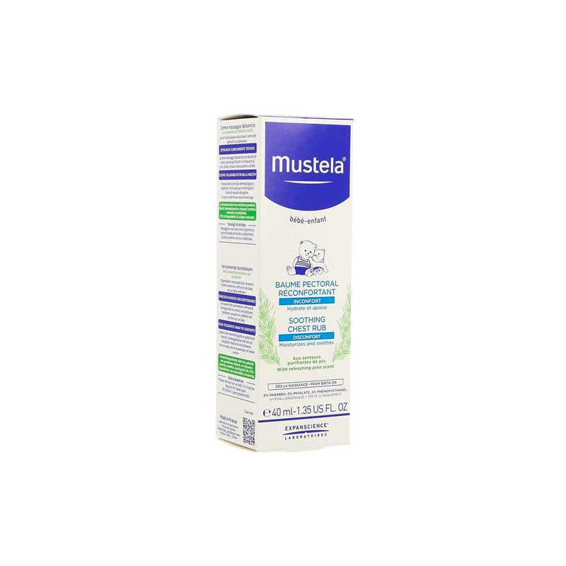 MUSTELA Baume Pectoral Réconfortant - 40 ml