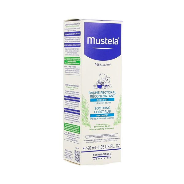 MUSTELA Baume Pectoral Réconfortant