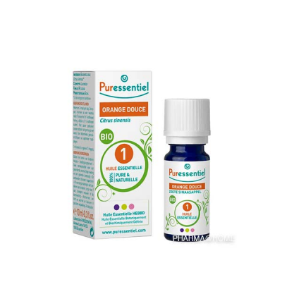 PURESSENTIEL huile essentielle bio orange douce