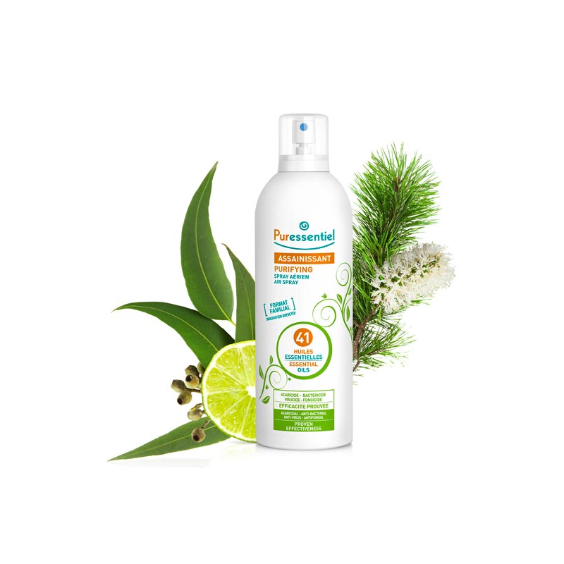 Puressentiel Spray Assainissant aux 41 Huiles Essentielles 500ml