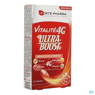 FORTE PHARMA Vitalité 4G Ultra Boost Ginseng 30 comprimés - fatigue et stimulant